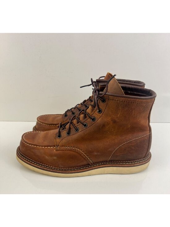 Red Wing 1907 Classic Moc Toe Boots Mens 10.5 E2  Copper Rough & Tough Leather main image 13